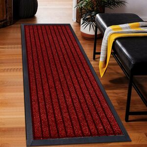 Milano (Red, 45 x 75 cm) Heavy Duty Rubber Mat Hall Hallway Kitchen Runner Milano (Red, 45 x 75 cm) Heavy Duty Rubber Mat Hall Hallway Kitchen Runner