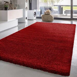Quality & Style (Red, 80cm x 150cm) Soft Shaggy VERONA Rug Living Room Bedroom Carpet Hallway Ru Quality & Style (Red, 80cm x 150cm) Soft Shaggy VERONA Rug Living Room Bedroom Carpet Hallway Ru