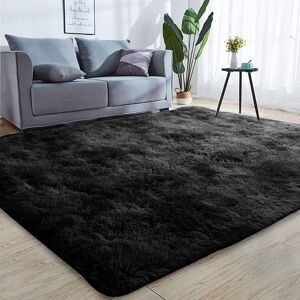 Yorkshire Bedding (Black, 160 X 230 cm) Fluffy Rugs Anti-Slip Large Shaggy Rug Super Soft Mat Livi Yorkshire Bedding (Black, 160 X 230 cm) Fluffy Rugs Anti-Slip Large Shaggy Rug Super Soft Mat Livi