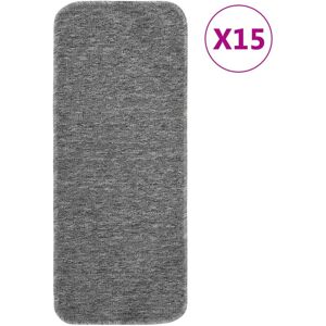 (grey, 60 x 25 cm) vidaXL 15x Anti Slip Stair Mats Rug Rectangular Multi Colours (grey, 60 x 25 cm) vidaXL 15x Anti Slip Stair Mats Rug Rectangular Multi Colours