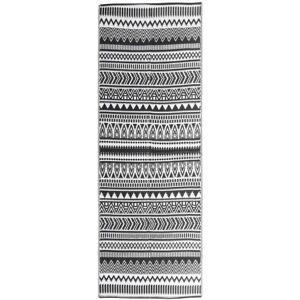 vidaXL Outdoor Carpet Black and White - Garden Rug 80x250cm vidaXL Outdoor Carpet Black and White - Garden Rug 80x250cm