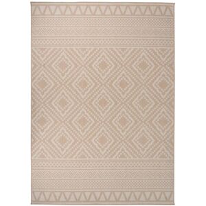 vidaXL Brown Striped Outdoor Rug - 120x170cm - Outdoor Rug vidaXL Brown Striped Outdoor Rug - 120x170cm - Outdoor Rug