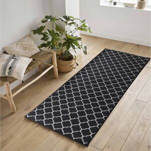 Serdim Rugs (Rectangle 80x300 cm, BLACK) Non Slip Trellis Design Entrance Door Mats Serdim Rugs (Rectangle 80x300 cm, BLACK) Non Slip Trellis Design Entrance Door Mats
