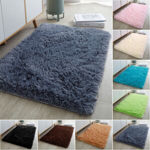 Unbranded (Grey, 200 X 290 cm) Large Shaggy Fluffy Rugs Anti Slip Soft Carpet for Luxury F Unbranded (Grey, 200 X 290 cm) Large Shaggy Fluffy Rugs Anti Slip Soft Carpet for Luxury F