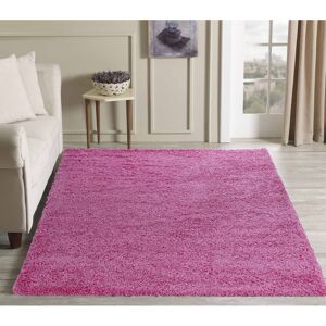 Serdim Rugs (Rectangle 80 x 150cm, PINK) Living Room Soft Shaggy Rugs 45mm Pile Height Small Serdim Rugs (Rectangle 80 x 150cm, PINK) Living Room Soft Shaggy Rugs 45mm Pile Height Small