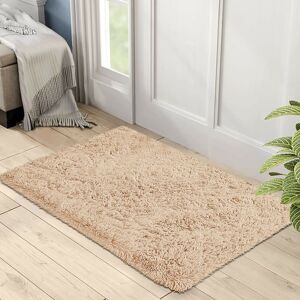 Yorkshire Bedding (Beige, 50 X 80 cm) Fluffy Rugs Anti-Slip Large Shaggy Rug Super Soft Mat Living Yorkshire Bedding (Beige, 50 X 80 cm) Fluffy Rugs Anti-Slip Large Shaggy Rug Super Soft Mat Living