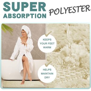 Imperial Rooms (50cm x 80 cm (1 ft 6 in x 2 ft 6 in), Cream Shaggy Rugs) Fluffy Rug Non-Slip Sh Imperial Rooms (50cm x 80 cm (1 ft 6 in x 2 ft 6 in), Cream Shaggy Rugs) Fluffy Rug Non-Slip Sh