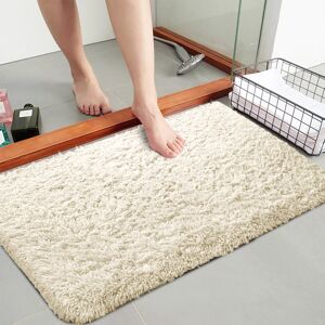Moonlight Bedding Limited (Cream, 50cm x 80 cm (1 ft 6 in x 2 ft 6 in)) Non Slip Rugs Soft Shaggy Area Rug Moonlight Bedding Limited (Cream, 50cm x 80 cm (1 ft 6 in x 2 ft 6 in)) Non Slip Rugs Soft Shaggy Area Rug