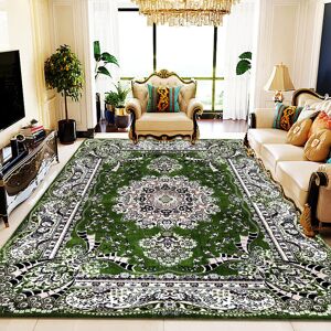 SHAH BEDDINGS LTD (Green - RADA RUG, 160 x 230 cm) Luxury Large Traditional Rugs Bedroom Living Ro SHAH BEDDINGS LTD (Green - RADA RUG, 160 x 230 cm) Luxury Large Traditional Rugs Bedroom Living Ro