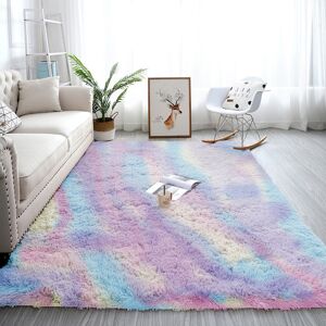 Imperial Rooms (Rainbow, 160 x 230 cm) Shaggy Non Slip Rugs Bedroom Living Room Area Rugs Hallw Imperial Rooms (Rainbow, 160 x 230 cm) Shaggy Non Slip Rugs Bedroom Living Room Area Rugs Hallw
