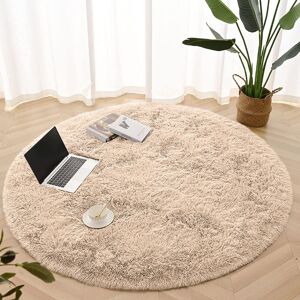 SUPREME BEDDING LTD (Beige Rugs 120 x 120 cm) Shaggy Rugs Circle Round Rug Carpet Soft Fluffy SUPREME BEDDING LTD (Beige Rugs 120 x 120 cm) Shaggy Rugs Circle Round Rug Carpet Soft Fluffy