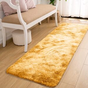Imperial Rooms (80cm x 150cm OR 2ft 6" x 5ft - Large Runner, Yellow/ Ochre- Shaggy Rugs) Modern Imperial Rooms (80cm x 150cm OR 2ft 6" x 5ft - Large Runner, Yellow/ Ochre- Shaggy Rugs) Modern