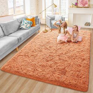 Imperial Rooms (120cm x 170cm OR 4ft x 5ft 6"- Small Area Rug, Rust/ Orange- Shaggy Rugs) Moder Imperial Rooms (120cm x 170cm OR 4ft x 5ft 6"- Small Area Rug, Rust/ Orange- Shaggy Rugs) Moder