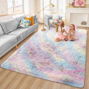 Imperial Rooms (160cm x 230cm OR 5ft 3" x 7ft 6"- Large Area Rug, Rainbow- Shaggy Rugs) Modern Imperial Rooms (160cm x 230cm OR 5ft 3" x 7ft 6"- Large Area Rug, Rainbow- Shaggy Rugs) Modern