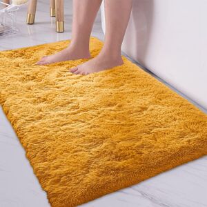 ASPIRE HOMEWARE (Yellow, 50X80 CM) Shaggy Non Slip Rugs Living Room Area Carpet Mat ASPIRE HOMEWARE (Yellow, 50X80 CM) Shaggy Non Slip Rugs Living Room Area Carpet Mat