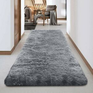 ASPIRE HOMEWARE (Grey, 80X300 CM) Shaggy Non Slip Rugs Living Room Area Carpet Mat ASPIRE HOMEWARE (Grey, 80X300 CM) Shaggy Non Slip Rugs Living Room Area Carpet Mat