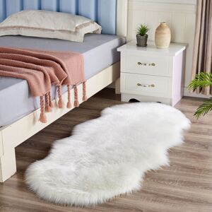 CLOSKYE (White, 60X180CM) 150-180CM Large Soft Fluffy Faux Fur Sheepskin Rugs Warm Floor CLOSKYE (White, 60X180CM) 150-180CM Large Soft Fluffy Faux Fur Sheepskin Rugs Warm Floor