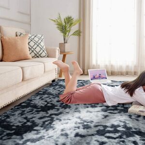 Oxford Homeware (200cm x 290cm (6ft 8" x 9ft 7")., Charcoal Black) Non Slip Rug Area Rug Living Oxford Homeware (200cm x 290cm (6ft 8" x 9ft 7")., Charcoal Black) Non Slip Rug Area Rug Living