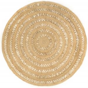 vidaXL Handmade Rug Braided Jute 210 cm - Rug vidaXL Handmade Rug Braided Jute 210 cm - Rug
