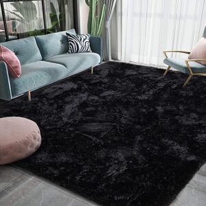 SHAH BEDDINGS LTD (Black, 200x300cm) Fluffy Rugs Large Shaggy Rug Bedroom Living Room Anti Slip So SHAH BEDDINGS LTD (Black, 200x300cm) Fluffy Rugs Large Shaggy Rug Bedroom Living Room Anti Slip So
