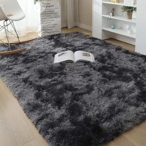 SHAH BEDDINGS LTD (Dark Grey, 120x170cm) Fluffy Rugs Large Shaggy Rug Bedroom Living Room Anti Sli SHAH BEDDINGS LTD (Dark Grey, 120x170cm) Fluffy Rugs Large Shaggy Rug Bedroom Living Room Anti Sli