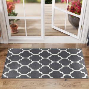 Moonlight Bedding Limited (60 x 110 cm (2 ft x 3 ft 7 in), Ava Grey) Non Slip Modern Rugs Living Room Area Moonlight Bedding Limited (60 x 110 cm (2 ft x 3 ft 7 in), Ava Grey) Non Slip Modern Rugs Living Room Area