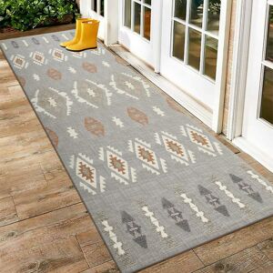 SUPREME BEDDING LTD (NOVA, 60cm x 220cm (2ft x 7ft 7")- Runner Rug) Non Slip Area Rugs Printed Geome SUPREME BEDDING LTD (NOVA, 60cm x 220cm (2ft x 7ft 7")- Runner Rug) Non Slip Area Rugs Printed Geome