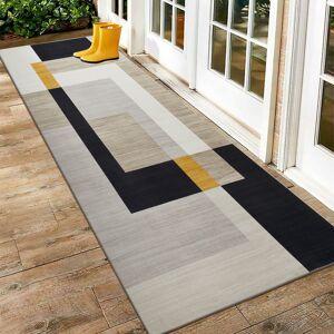 SUPREME BEDDING LTD (MILO, 60cm x 220cm (2ft x 7ft 7")- Runner Rug) Non Slip Area Rugs Printed Geome SUPREME BEDDING LTD (MILO, 60cm x 220cm (2ft x 7ft 7")- Runner Rug) Non Slip Area Rugs Printed Geome