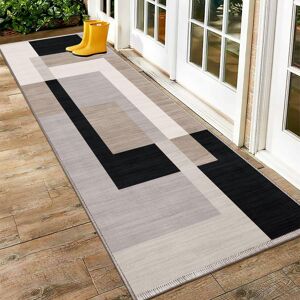 SUPREME BEDDING LTD (MILO NEUTRAL, 60cm x 220cm (2ft x 7ft 7")- Runner Rug) Non Slip Area Rugs Print SUPREME BEDDING LTD (MILO NEUTRAL, 60cm x 220cm (2ft x 7ft 7")- Runner Rug) Non Slip Area Rugs Print