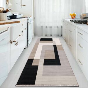 SUPREME BEDDING LTD (MILO NEUTRAL, 80cm x 300 cm (2 ft 6 in x 10 ft)- Large Runner Rug) Non Slip Are SUPREME BEDDING LTD (MILO NEUTRAL, 80cm x 300 cm (2 ft 6 in x 10 ft)- Large Runner Rug) Non Slip Are
