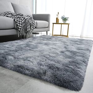 Imperial Rooms (200cm x 290cm (6ft 7" x 9ft 6")- Large Area Rug) Grey Shaggy Rugs Living Room B Imperial Rooms (200cm x 290cm (6ft 7" x 9ft 6")- Large Area Rug) Grey Shaggy Rugs Living Room B