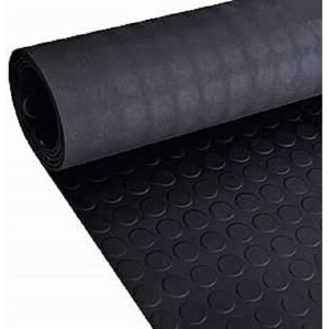 ARKMAT (1m x 3m) Rubber Flooring Matting - 3mm thick - Coin Pattern - Workshop Garage S ARKMAT (1m x 3m) Rubber Flooring Matting - 3mm thick - Coin Pattern - Workshop Garage S