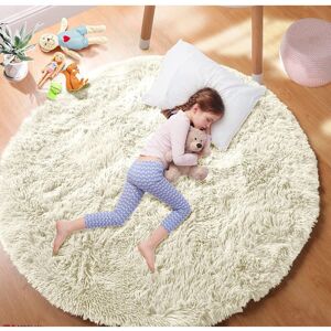 Moonlight Bedding Limited (Cream, 120cm x 120cm (4ft x 4ft)_Round Rug) Non Slip Rugs Shaggy Fluffy Rugs Ru Moonlight Bedding Limited (Cream, 120cm x 120cm (4ft x 4ft)_Round Rug) Non Slip Rugs Shaggy Fluffy Rugs Ru