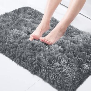 Moonlight Bedding Limited (60cm x 110cm (2ft x 3ft 7")) MOONLIGHT NON SLIP GREY SHAGGY RUG EXTRA LARGE Moonlight Bedding Limited (60cm x 110cm (2ft x 3ft 7")) MOONLIGHT NON SLIP GREY SHAGGY RUG EXTRA LARGE