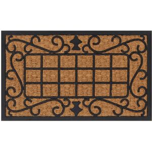 vidaXL Door Mat Floor Mat Entrance Mat Doormat Rectangular Rubber and Coir vidaXL Door Mat Floor Mat Entrance Mat Doormat Rectangular Rubber and Coir