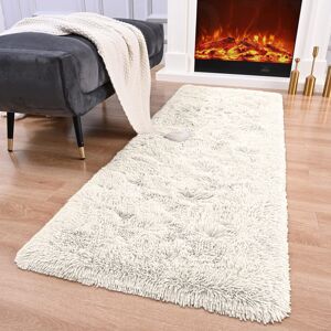 SUPREME BEDDING LTD (80cm x 150cm (2ft 8" x 5ft)- Large Runner Carpet Rug, Cream Carpet Rug) Fluffy SUPREME BEDDING LTD (80cm x 150cm (2ft 8" x 5ft)- Large Runner Carpet Rug, Cream Carpet Rug) Fluffy