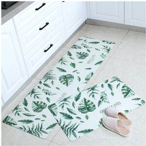 nobrand (Green leaf, 45cm*180cm (perfect edge)) Cross -Border Kitchen Floor Pad Waterpro nobrand (Green leaf, 45cm*180cm (perfect edge)) Cross -Border Kitchen Floor Pad Waterpro