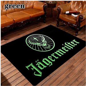 Unbranded (Green, 100x150cm 39x59inch) Jagermeister Deer Logo Printing Carpet For Living R Unbranded (Green, 100x150cm 39x59inch) Jagermeister Deer Logo Printing Carpet For Living R