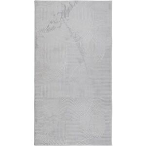 vidaXL Grey Short Pile Scandinavian Rug - Floor Carpet 80x150cm vidaXL Grey Short Pile Scandinavian Rug - Floor Carpet 80x150cm