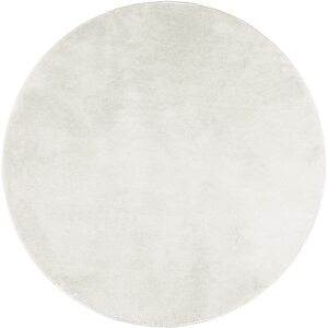 VidaXL Cream Short Pile Rug Ø 160 Cm - Rug VidaXL Cream Short Pile Rug Ø 160 Cm - Rug