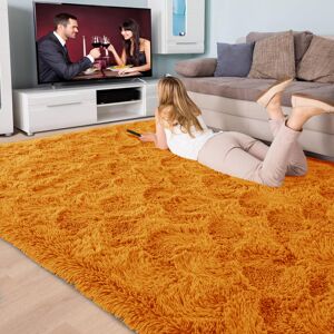 Oxford Homeware 200x290cm Yellow/Ocher Non Slip Rug - Area Rug Oxford Homeware 200x290cm Yellow/Ocher Non Slip Rug - Area Rug