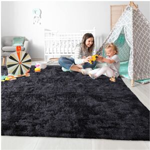 Oxford Homeware (160cm x 230cm (5ft 4" x 7ft 8")., Black) Non Slip Rug Area Rug Living Room Bed Oxford Homeware (160cm x 230cm (5ft 4" x 7ft 8")., Black) Non Slip Rug Area Rug Living Room Bed