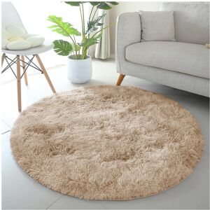 Oxford Homeware (120cm x 120cm (4ft x 4ft)-Round Rug, Beige) Non Slip Rug Area Rug Living Room Oxford Homeware (120cm x 120cm (4ft x 4ft)-Round Rug, Beige) Non Slip Rug Area Rug Living Room