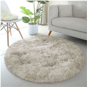 Oxford Homeware (120cm x 120cm (4ft x 4ft)-Round Rug, Cream) Non Slip Rug Area Rug Living Room Oxford Homeware (120cm x 120cm (4ft x 4ft)-Round Rug, Cream) Non Slip Rug Area Rug Living Room