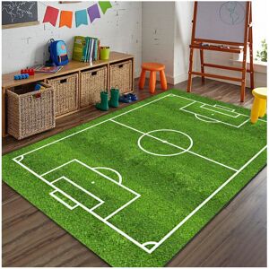SRJ STAR (80*120cm, Green) Green Football Soccer Pitch Rug Play Floor Carpet Soft Rugby K SRJ STAR (80*120cm, Green) Green Football Soccer Pitch Rug Play Floor Carpet Soft Rugby K