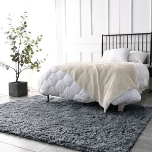 Yorkshire Bedding (Silver, 80 x 150 cm (2 ft 6 in x 5 ft)) Non Slip Door Mat Indoor Outdoor Shaggy Yorkshire Bedding (Silver, 80 x 150 cm (2 ft 6 in x 5 ft)) Non Slip Door Mat Indoor Outdoor Shaggy