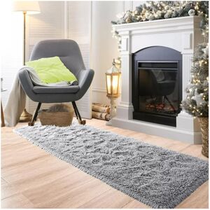 Imperial Rooms (60x220 cm (2ft x 7ft 7in)- Runner Rug/ Carpet, Grey Rugs) Extra Large Shaggy Ru Imperial Rooms (60x220 cm (2ft x 7ft 7in)- Runner Rug/ Carpet, Grey Rugs) Extra Large Shaggy Ru