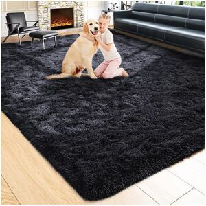 Imperial Rooms (200cm x 290cm (6ft 8in x 9ft 7in)- Extra Large Area Rug/ Carpet, Black Rugs) Ex Imperial Rooms (200cm x 290cm (6ft 8in x 9ft 7in)- Extra Large Area Rug/ Carpet, Black Rugs) Ex