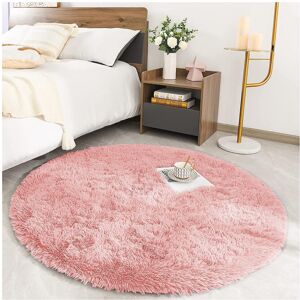 Moonlight Bedding Limited (Pink, 120x120 cm - Round) Elegant Affordable Shaggy Area Rug Non Skid Livingroo Moonlight Bedding Limited (Pink, 120x120 cm - Round) Elegant Affordable Shaggy Area Rug Non Skid Livingroo