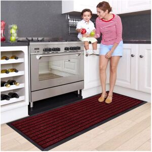 Imperial Rooms (80x150 cm, Burgundy) Heavy Duty Rubber Mat Kitchen Runner Floor Rug Imperial Rooms (80x150 cm, Burgundy) Heavy Duty Rubber Mat Kitchen Runner Floor Rug